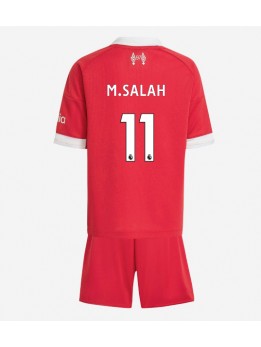 Billige Liverpool Mohamed Salah #11 Hjemmedraktsett Barn 2025-26 Kortermet (+ Korte bukser)